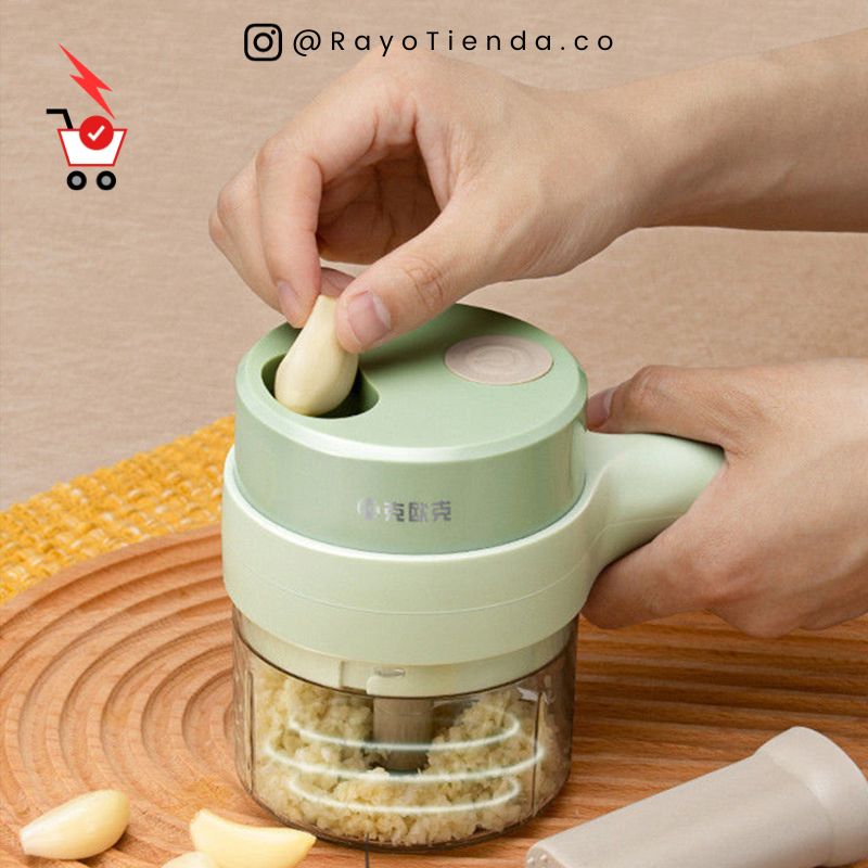 CORTADOR DE VERDURAS INALÁMBRICO 4EN1