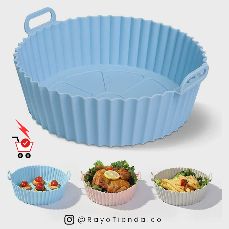 CANASTAS X6 DE SILICONA PARA AIR FRYER