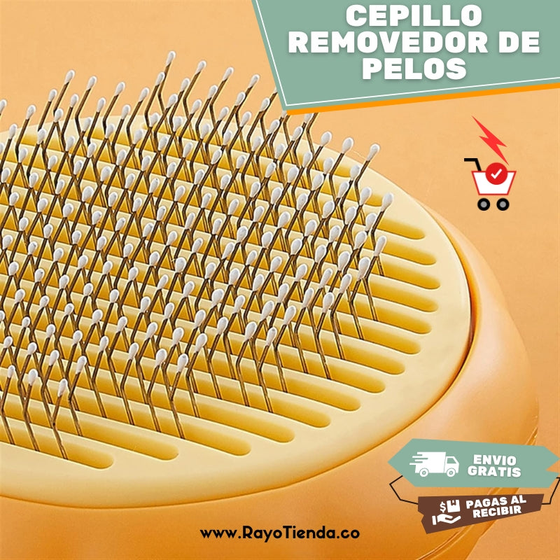 CEPILLO REMOVEDOR DE PELOS PARA MASCOTAS