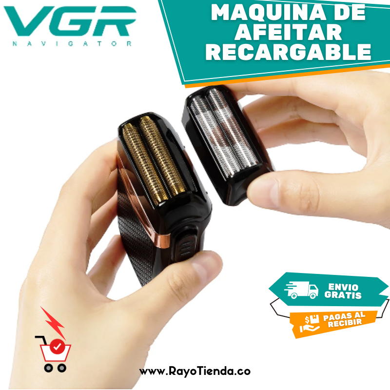 MAQUINA DE AFEITAR RECARGABLE VGR V 331