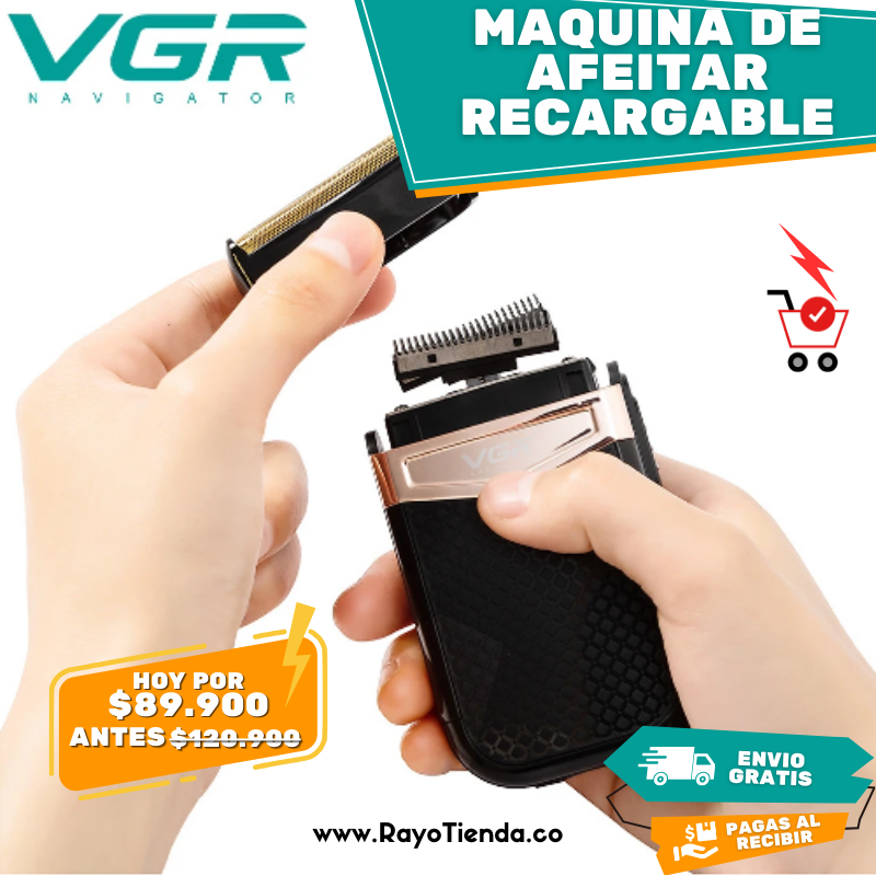 MAQUINA DE AFEITAR RECARGABLE VGR V 331