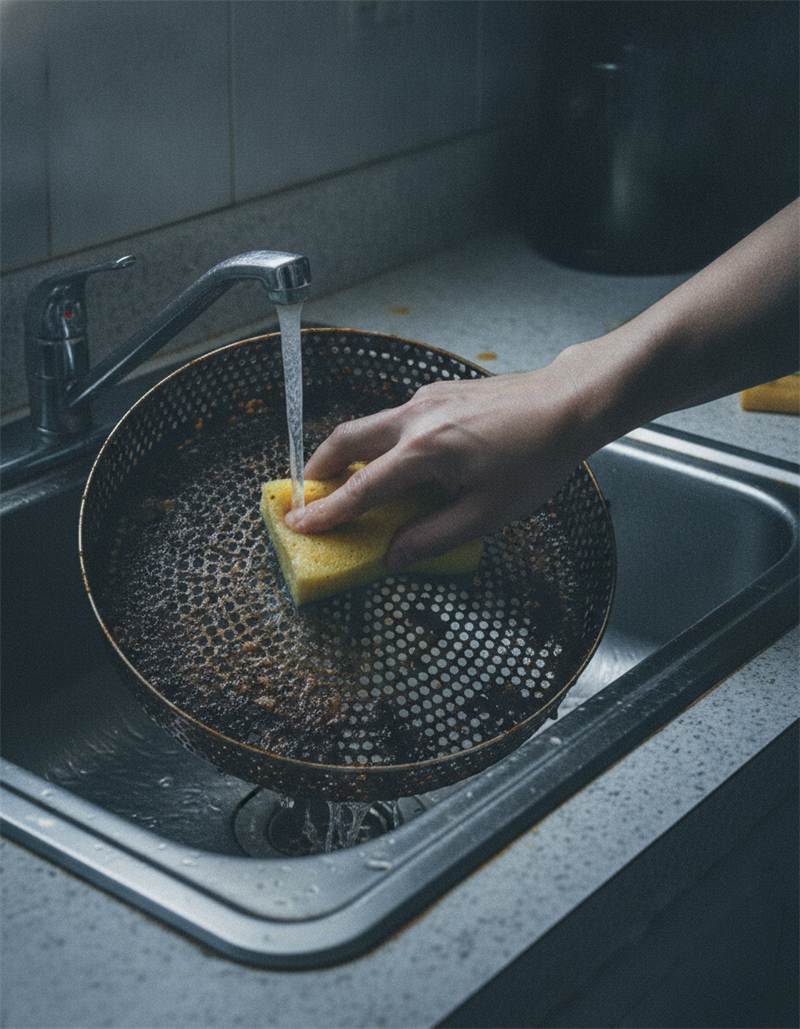 La comida estuvo lista en 15 minutos. Tú llevas 20 tallando la grasa.